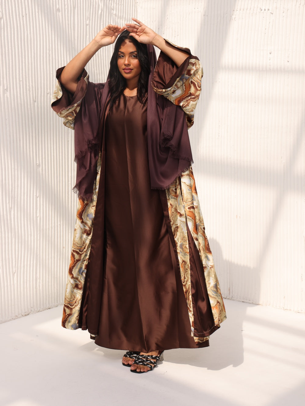 Abaya Marron Caramel