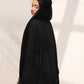 Abaya Zebra Noir