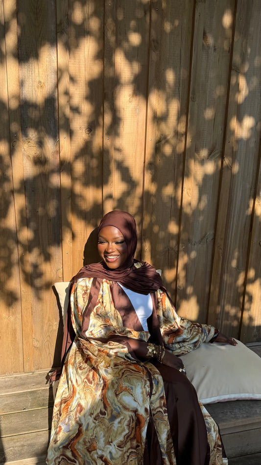 KIMONO MARRON