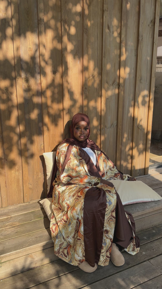 KIMONO MARRON